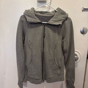 Lululemon Scuba Hoodie Sz 8 Grey/Gray